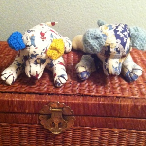 Vintage Inspired Stuffed Toy Dogs